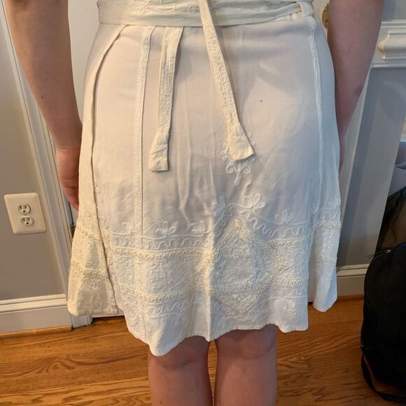 Shore Line Cream 2 Pc. Halter Boho Dress Set O/S - Picture 3 of 5